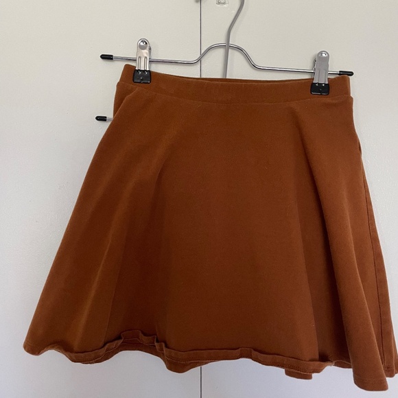 Forever 21 Camel Brown Mini Skater Skirt Size XS - Picture 4 of 6